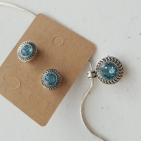 Napier Set of Necklace & Post Earrings, NWT - Picture 2 of 9